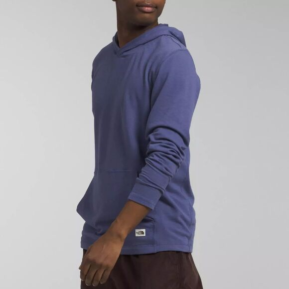 The North Face Men's Hoodie‎ Terry TNF Slim Fit Large Cave Blue HF0A7UT210D 2XL - Picture 3 of 6